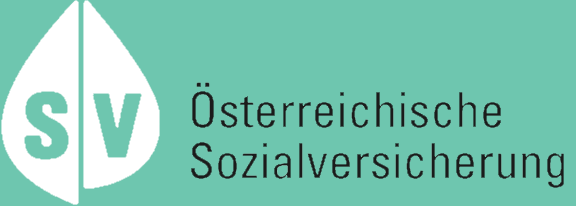 SV Logo und Hyperlink zu www.sozialversicherung.at